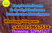 Strong opioids N-desethyl Etonitazene Cas 2732926-26-8 Protonitazene Metonitazene Isotonitazene for sale Telegram: +44 7759657534 mediacongo
